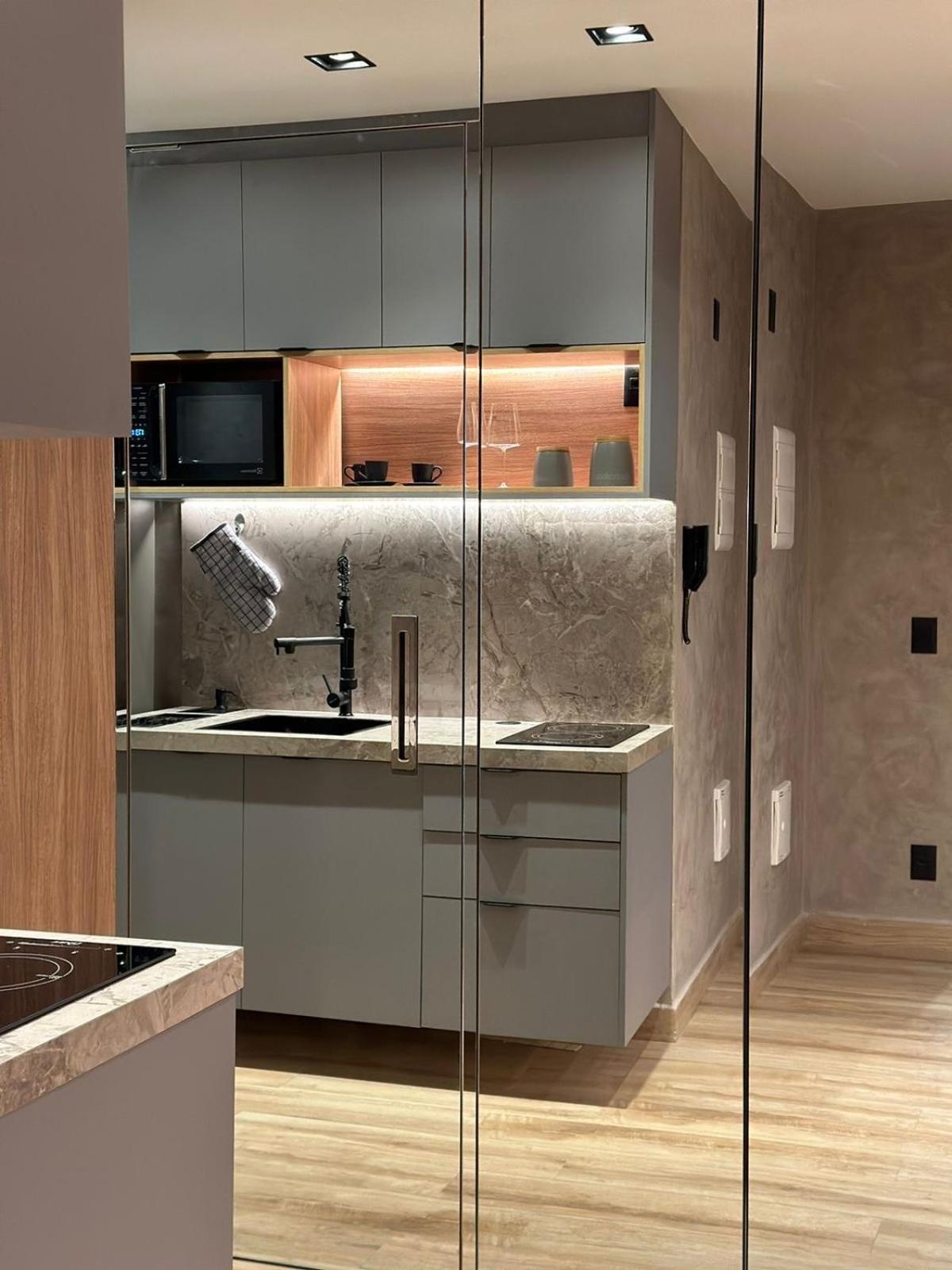 Studio Novo Mobiliado Proximo Metro Butanta 圣保罗 外观 照片